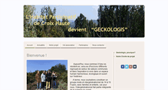 Desktop Screenshot of croixhaute.org