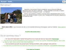 Tablet Screenshot of croixhaute.org